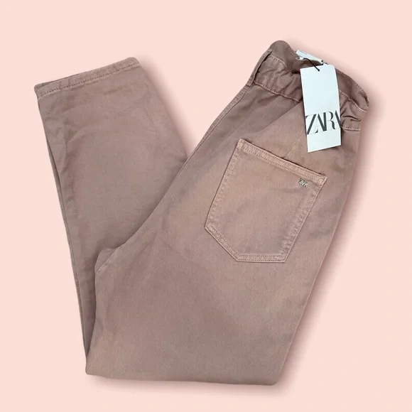 Zara Paperbag Jeans - Picture 1 of 3